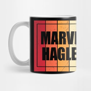 Personalized Marvin Name Vintage Styles Purple Color 70s 80s 90s Mug